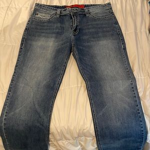Rock and roll denim double barrel jeans